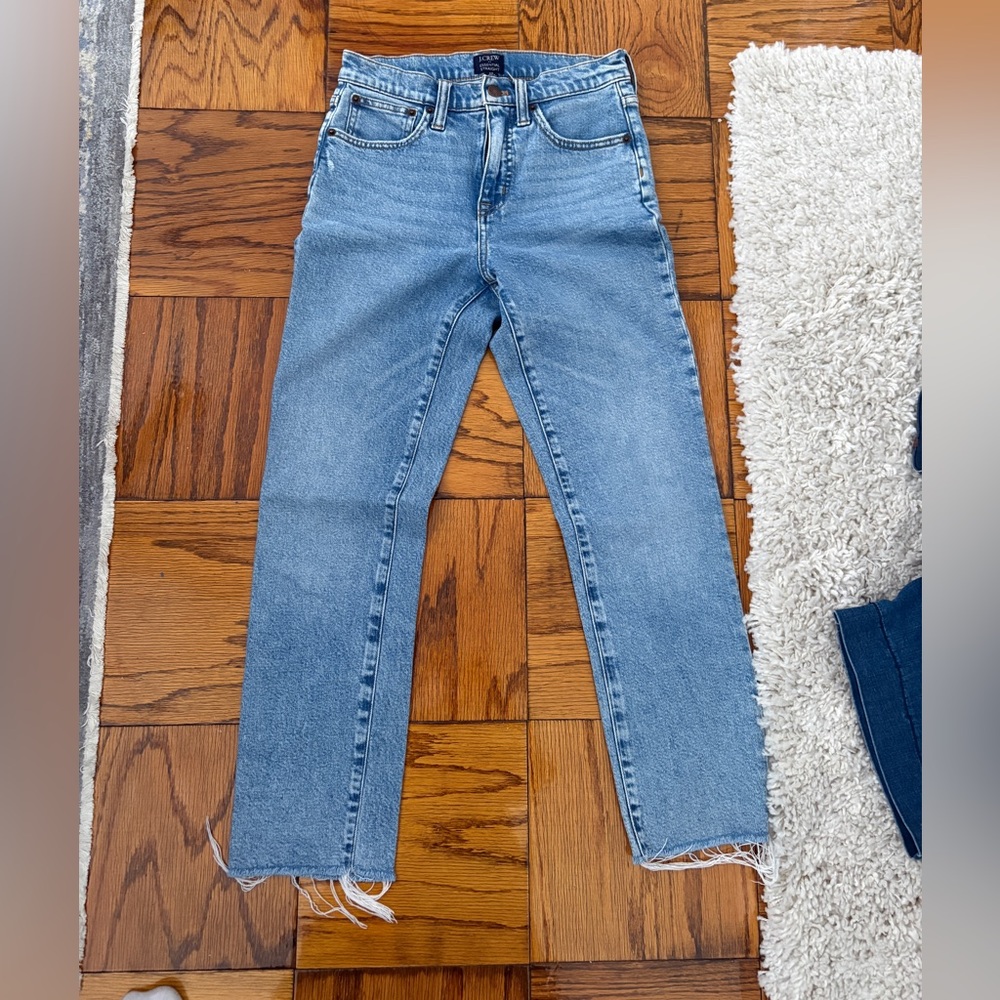 J. Crew Women’s Light Blue Slim Straight Jeans